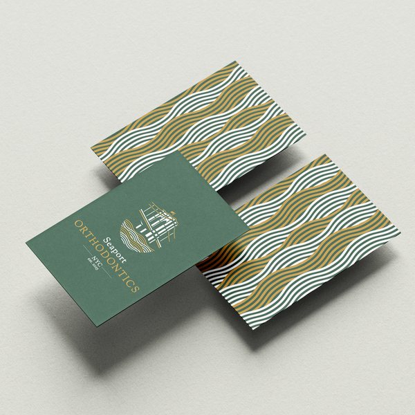 Clean and modern Business Card for Orthodontist Company