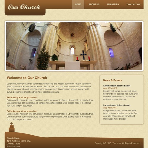 1-3 Page Website Template Design von xara