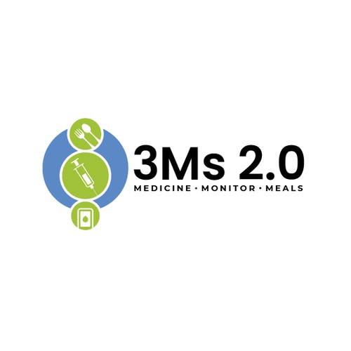 Logo for National Type 1 Diabetes Behavioral Health Research Study “3Ms 2.0” Design by AjiCahyaF