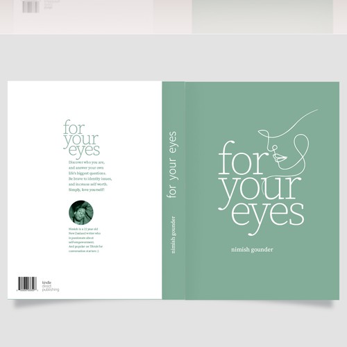 for your eyes- poetry and journal book cover Design by BoredSu