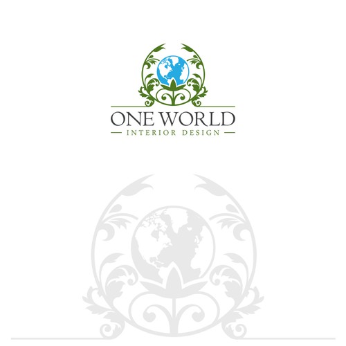 コンペ「New logo wanted for One World Interior Design」のデザイン by Bazilevskyi Antonさん 