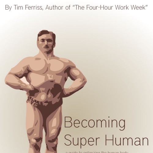 "Becoming Superhuman" Book Cover Design by malBbad