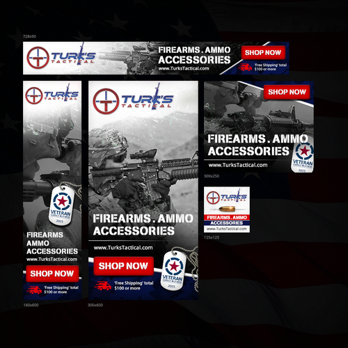 Web Advertising Banners for Tactical Firearms Retailer Design by Brainel