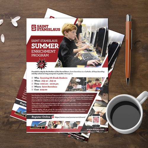 Brilliant Design of Flyer for Summer Enrichment Program Design by redmonk