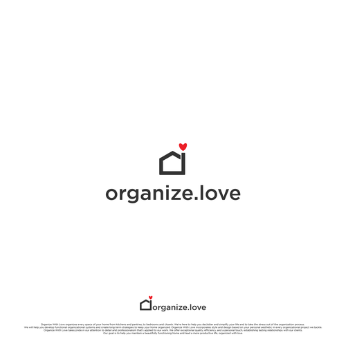 Logo design for professional organizing company Design by ColibryDsign