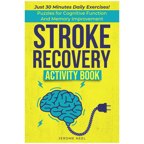 Stroke recovery activity book: Puzzles for cognitive function and memory improvement Diseño de Imttoo