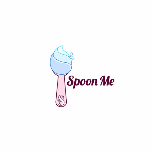Create a trendy logo for a new Frozen yogurt shop! Spoon Me Yogurt Design by Diki_Yuan
