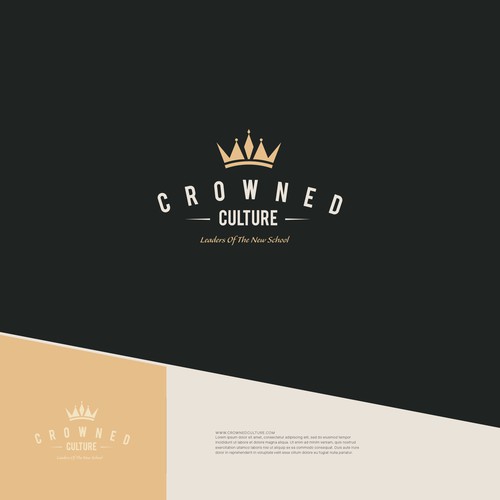 Crowned Culture (barber streetwear brand) Design by Gorafix_Sun