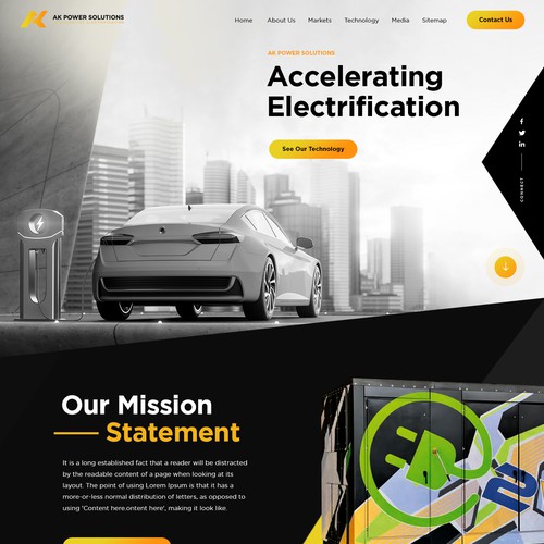 We Need A sharp smart looking Website for a New Energy Company Design by ⚡️unbox.style⚡️