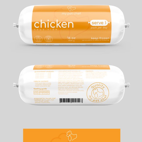 Premium Fresh Dog Food Design by Totoya