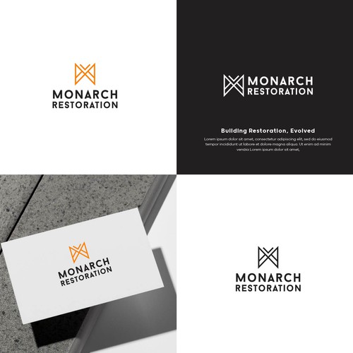 Design a modern clean logo package for a restoration company Design by Danny A