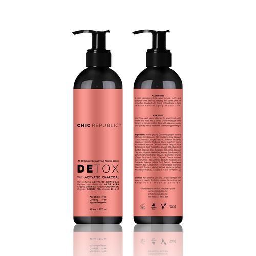 Cool Edgy Label for Face Wash Diseño de Haris3