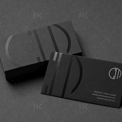 MINIMALIST - BLACK DESIGN-ontwerp door IK_Designs