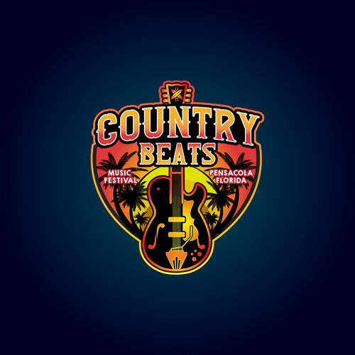 Iconic logo for iconic event for country music festivals in Florida Design by DesignBelle ☑