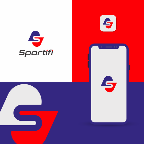 Design a sport app logo; app used for venue booking and player matching Design by Giovani.M