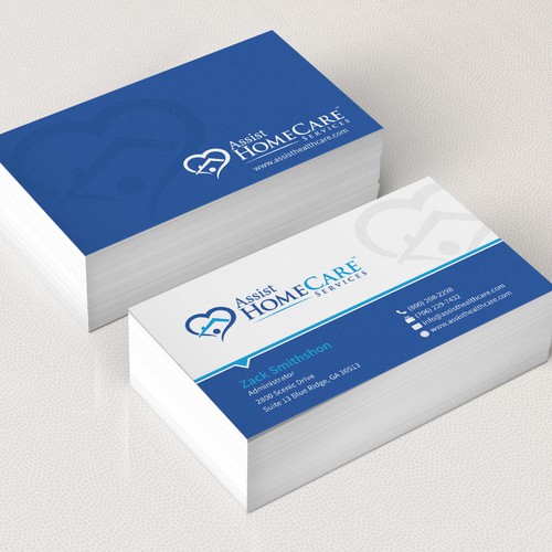 Business Card for Home Health Agency Design by AkGraphicsSolutions