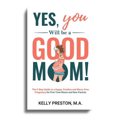 Design an ebook cover to reflect the beauty of pregnancy, and get rid of the new mom's fears. Design by Mr.TK