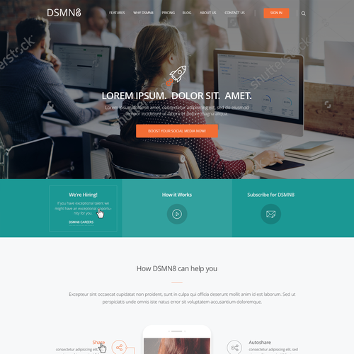 WordPress theme design contest entry by PurePixels