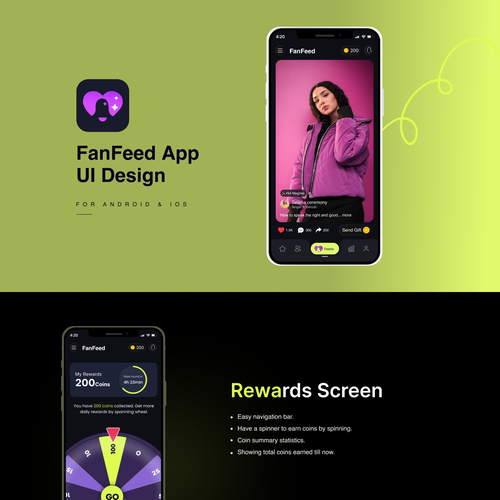 New Social Media Notification App Design Needed Design von Mob@ID