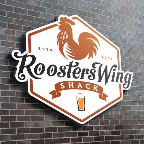 Design a logo for "Roosters Wing Shack" Design réalisé par Siv.66