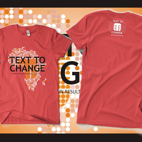 Text to Change  needs a new t-shirt design