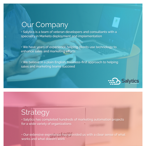 Create graphics only on "Partner Page" Design by AEMD