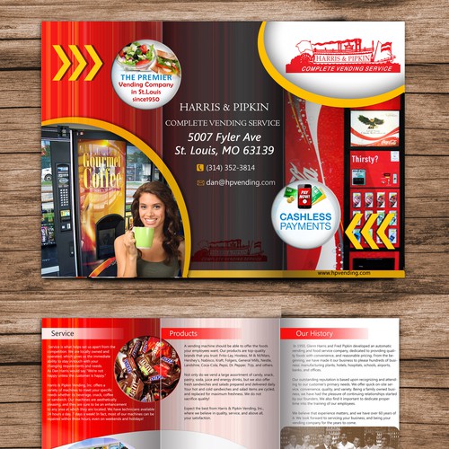 Create a Vending Brochure that is sure to grab someones attention