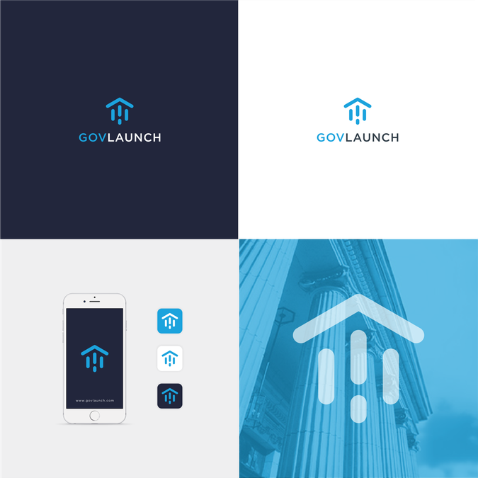 Flat Minimal Logo Design for Government Tech Network | Logo design contest