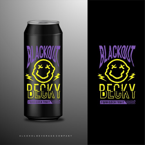 FUN - EDGY - RTD ALCOHOL BRAND DESIGN Design by lrasyid88