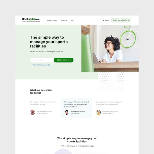 Design-Entwurf in der Kategorie Landingpage-Design von Apix