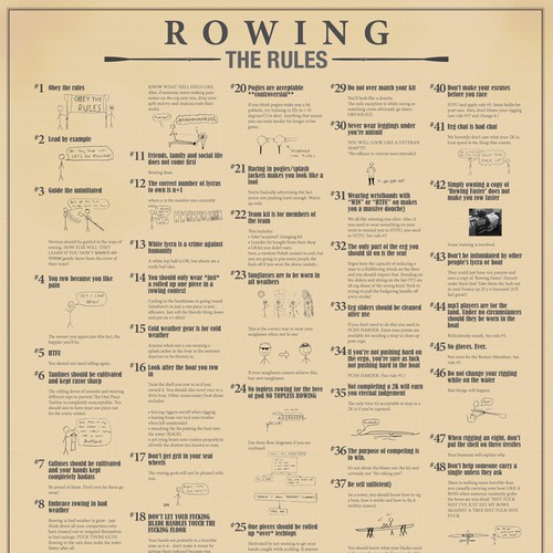 Help Rowperfect UK with a humorous print poster デザイン by Richard Owen