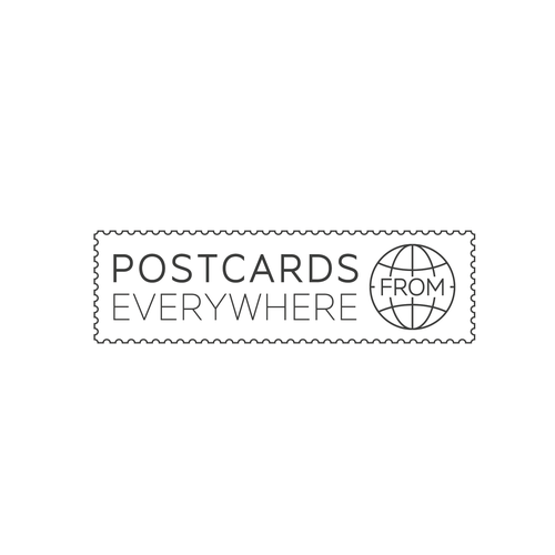 Postcards from Everywhere Logo Design by Branka lvdl