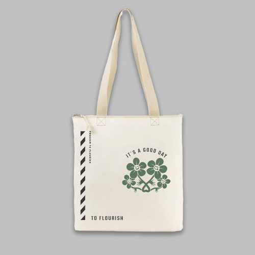 Tote bag design for an in-person event in Florida! Design by mañana_art