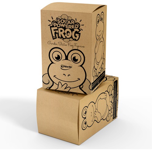 Create a creative box design for Solar Frog Design by interaksi