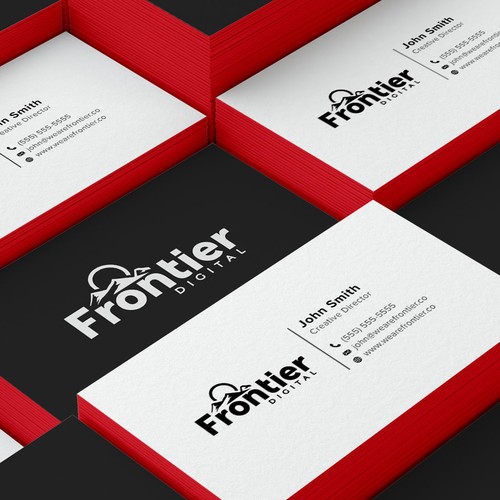 Create a business card with a rock solid brand Design by IK_Designs