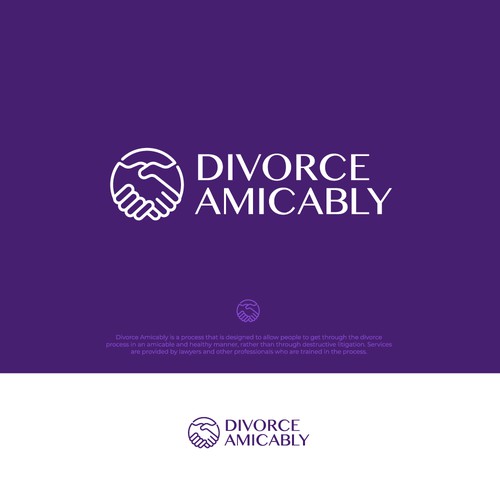 Logo for a new, healthy way for reasonable people to divorce Design von aaf.andi
