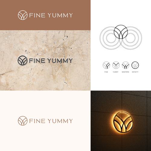 high-end restaurant lounge logo Design by Kreyto
