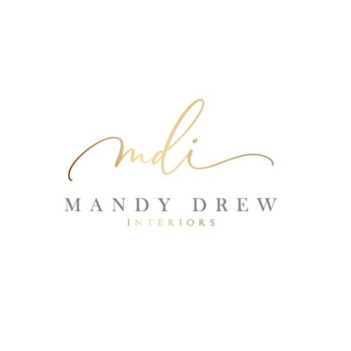 "Mandy Drew Interior - Luxury Interiors" winning Logo & social media pack