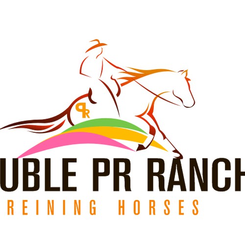 Double pr ranch reining horses needs a new logo, Logo design contest