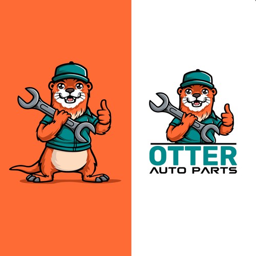 Attention Grabbing Mascot Logo For Auto Parts Ecom Store Design by masjacky