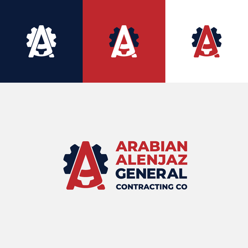 “Modern Industrial Logo for AAGC – Construction & Contracting Company” Design by Salve Regina