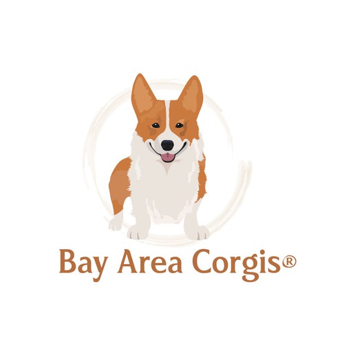 Design a cartoon corgi dog logo for a small family dog raising business in  the bay area | Logo design contest | 99designs