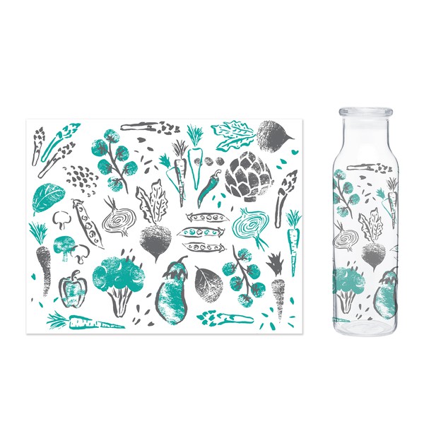 Modern veggie illustration