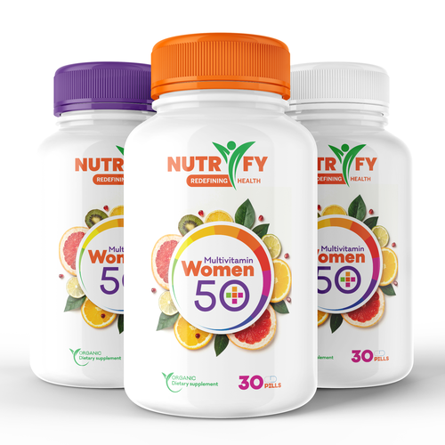 Design a premium packaging for Multivitamin for women 50+ brand for Nigerian Consumers Design von GFX™