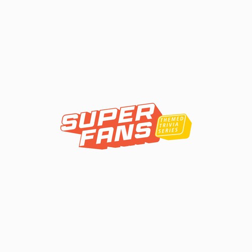 SUPER FANS Theme Trivia Series Logo Design by kautsart