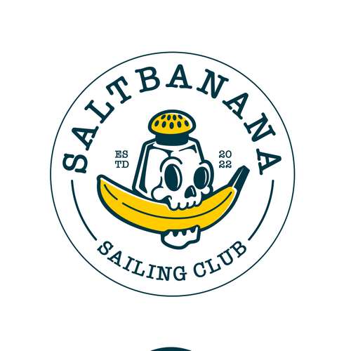 "Cruise with The SaltBanana Club. Logo Design." winning Logo & brand identity pack by GAgah_SUkmoaji_MON