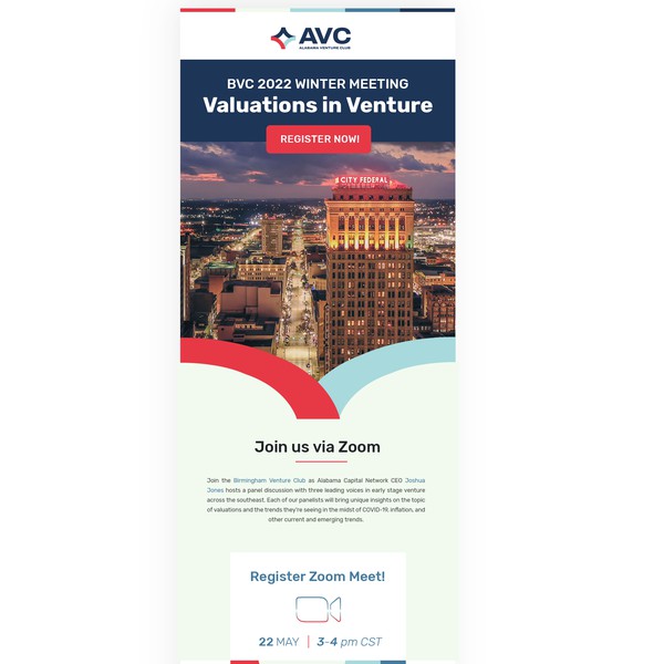 Venture Companies email template