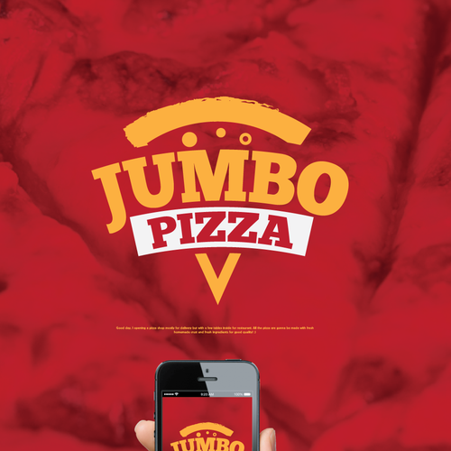 Jumbo Pizza logo Design by NextLevelSES