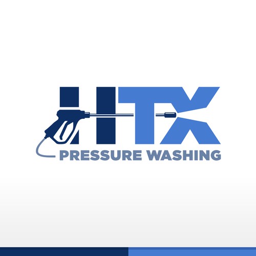 Pressure Washing Logo Design