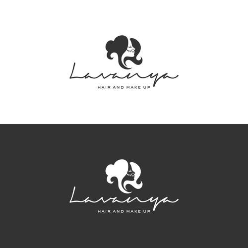 Indian/Western - Hair and Make up logo Design by simolio